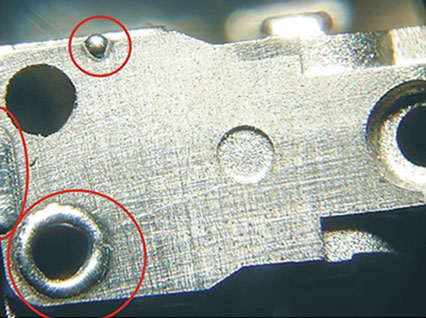 <a href='http://www.cqmingchuang.com/product/3.htm' class='text_a'>模具激光焊機</a>修復模具效果